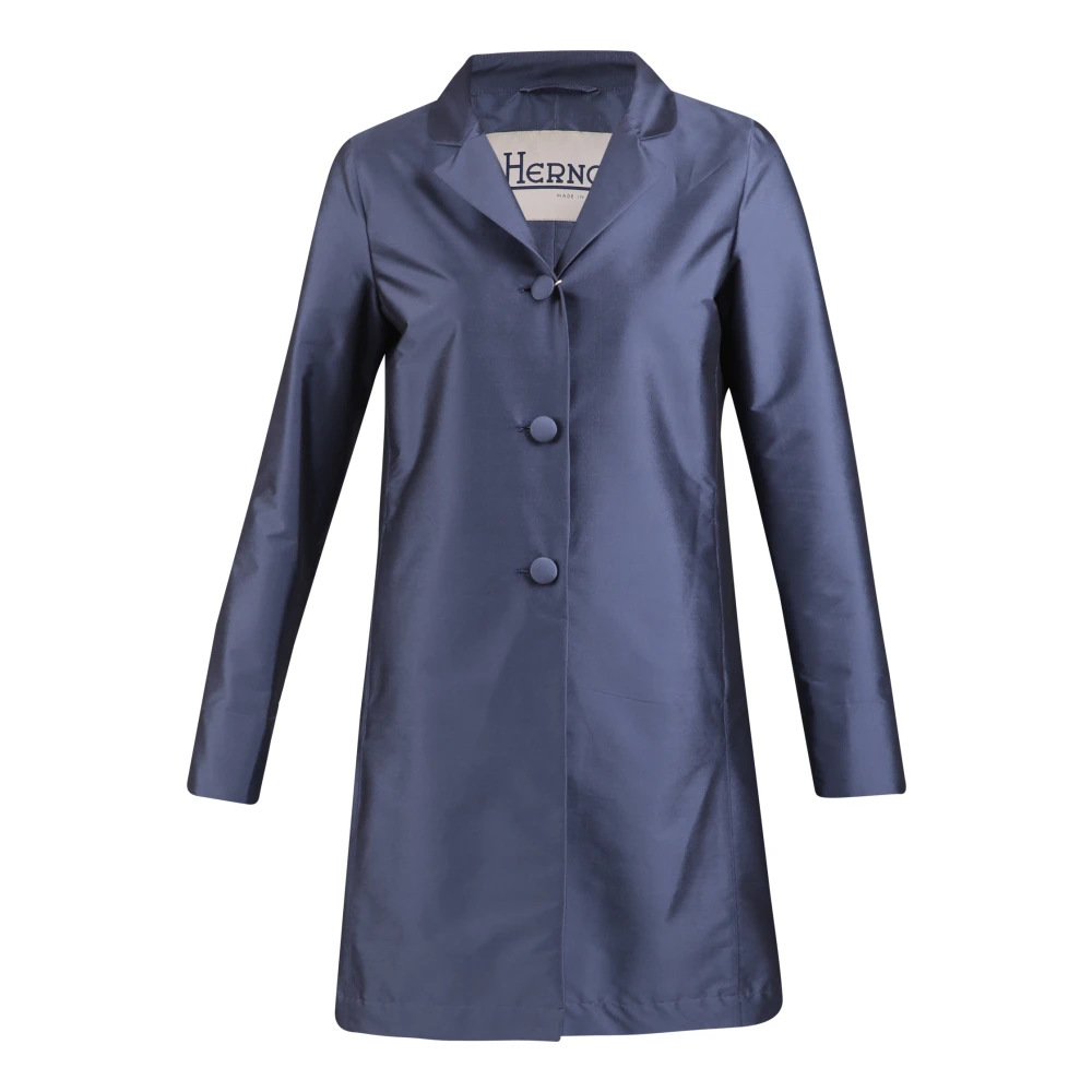 Herno Enkelrijig Herenjas Blue Dames