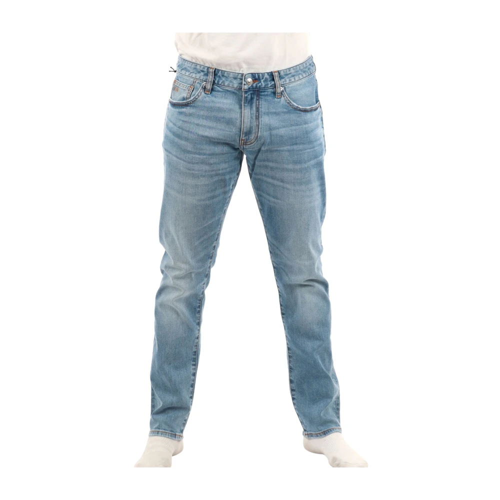 Armani Exchange Men's Blue Skinny Jeans For - Slim Fit Jeans - W29 - Jeans