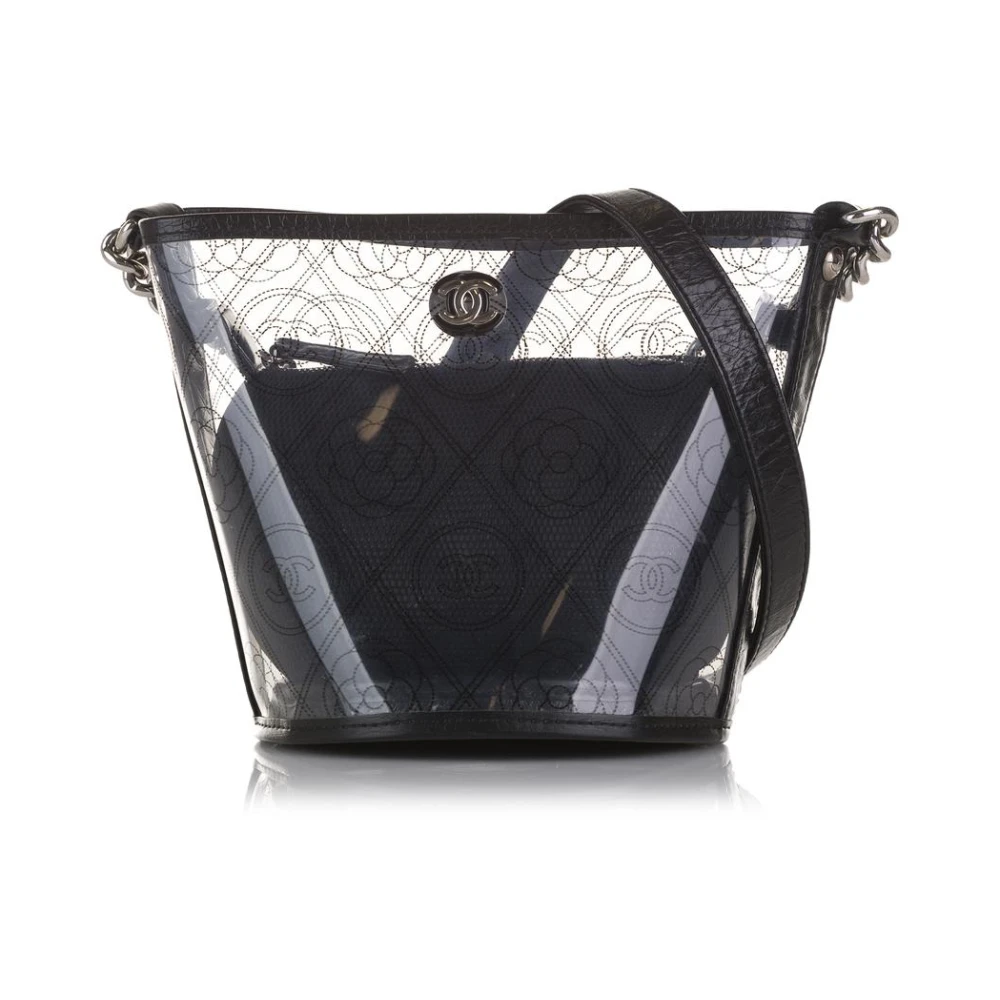 Chanel Vintage Women's Pre-Owned Bucket Bag Pvc Leather