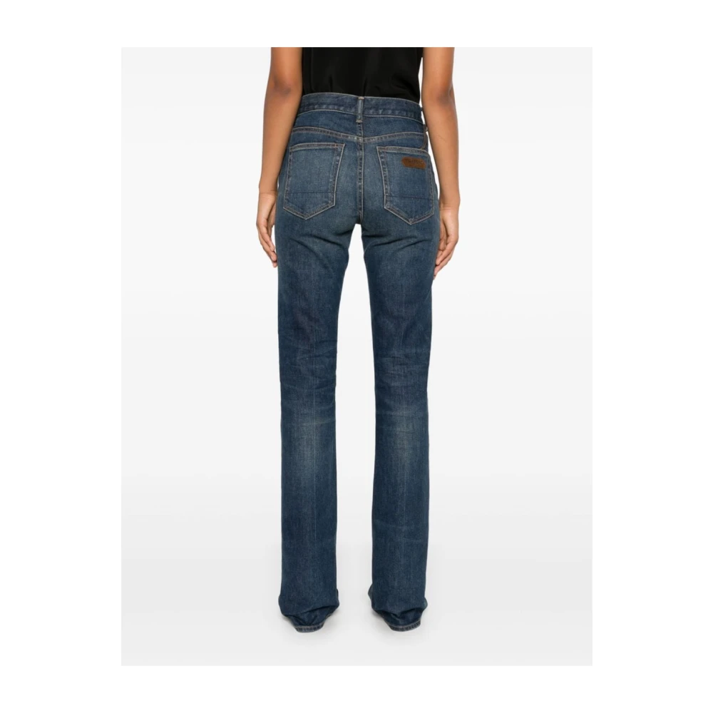 Tom Ford Blauwe Jeans Damesmode Aw24 Blue Dames