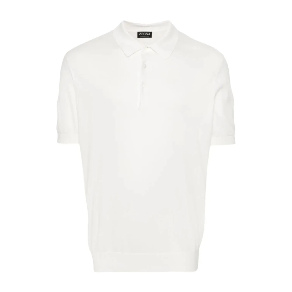 Ermenegildo Zegna 001C Polo Shirt White Heren