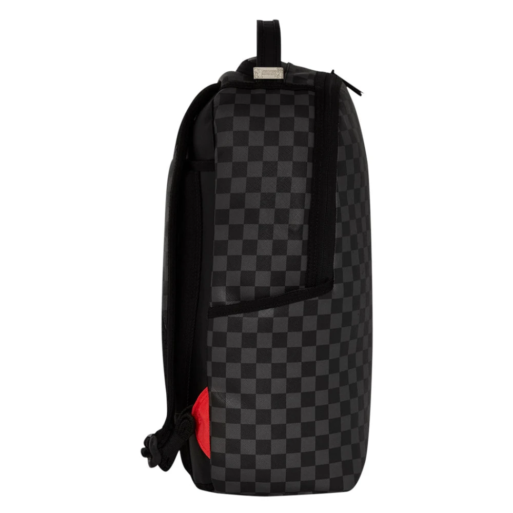 Sprayground Grijze Check Dlxsv Rugzak Black Unisex
