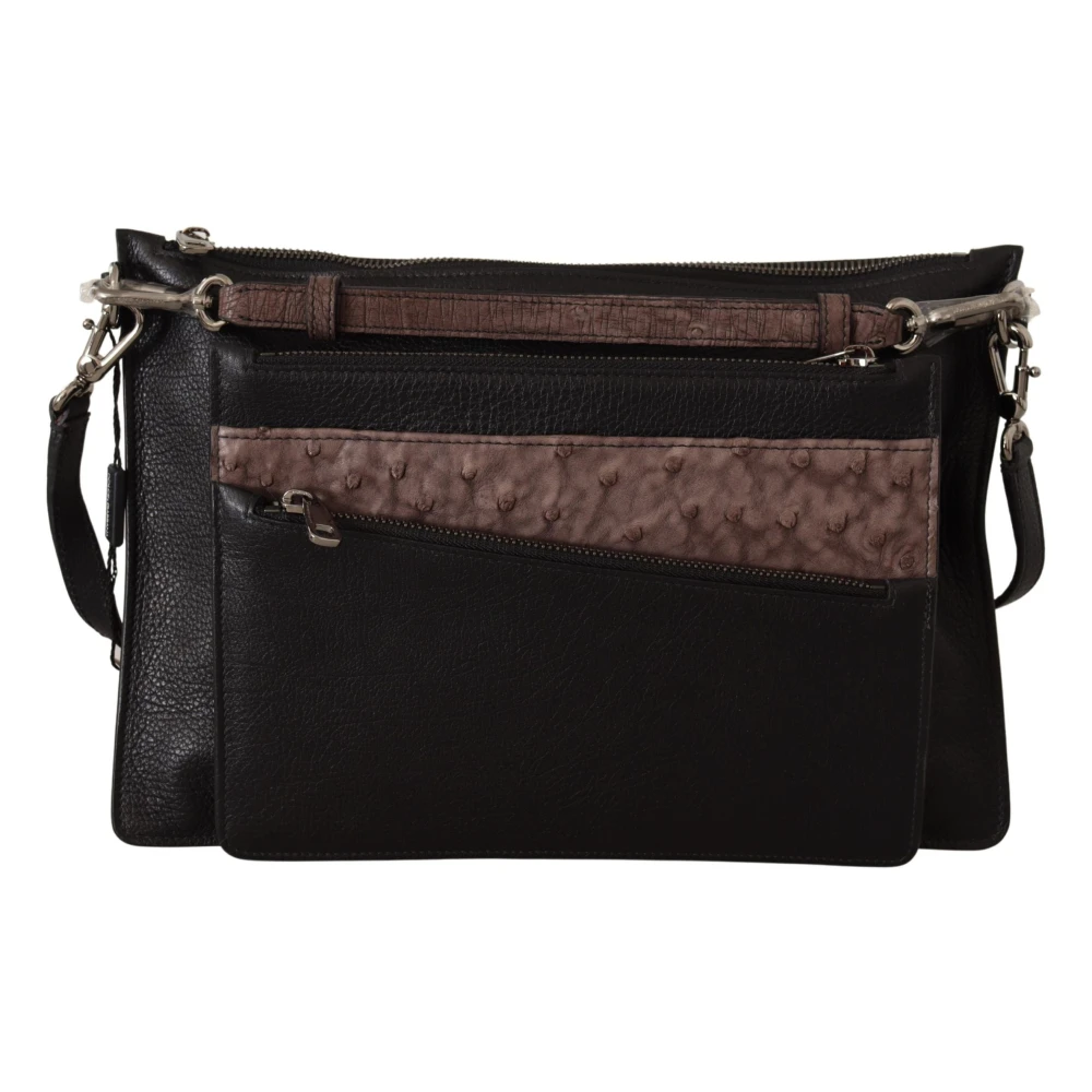 Dolce & Gabbana Men's Black Alta Sartoria Sling Bag