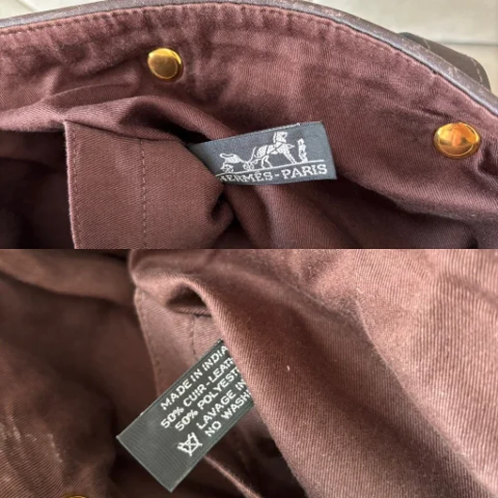 Hermès Vintage Pre-owned Leather totes Brown Dames