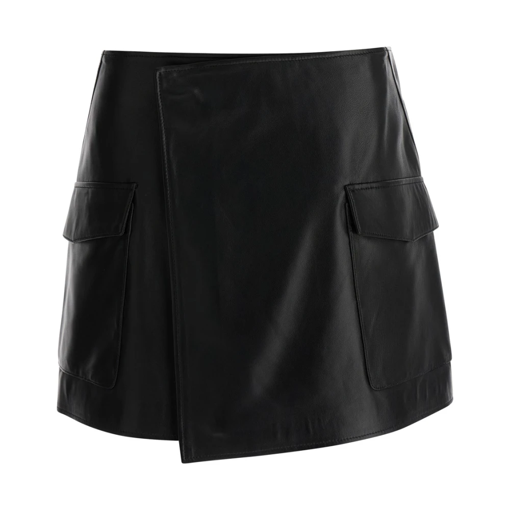 Arma Leather Skirts Black Dames