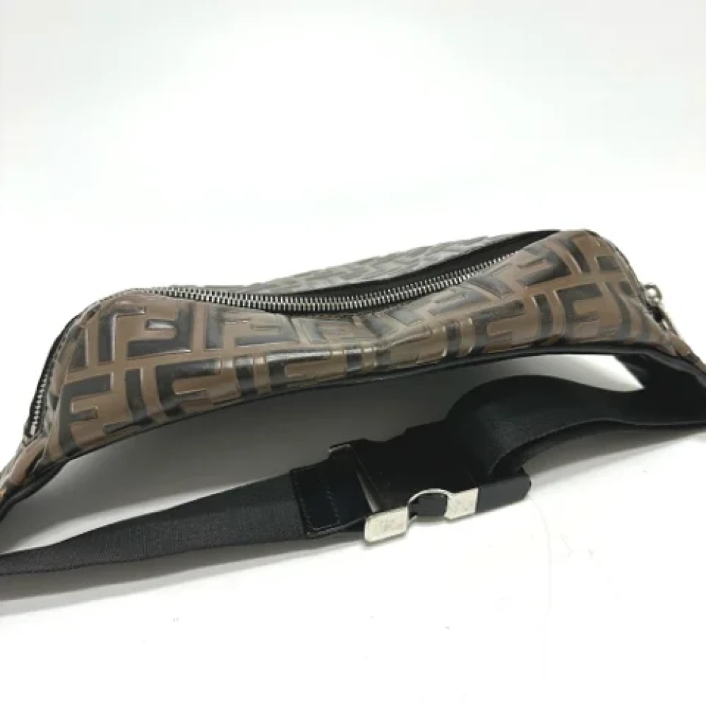 Fendi Vintage Pre-owned Leather fendi-bags Brown Heren
