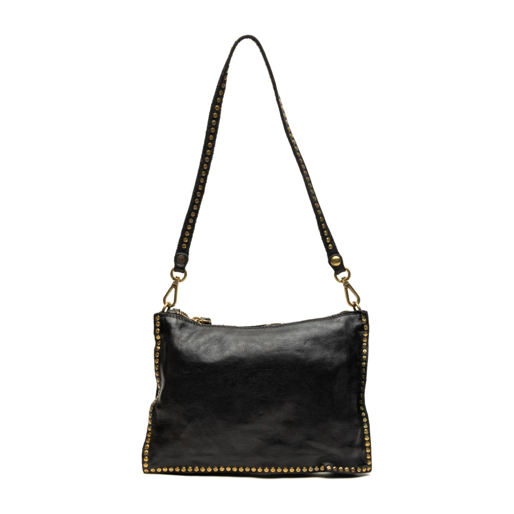 Campomaggi Zwarte Tassen Pochette Stijl Black Dames