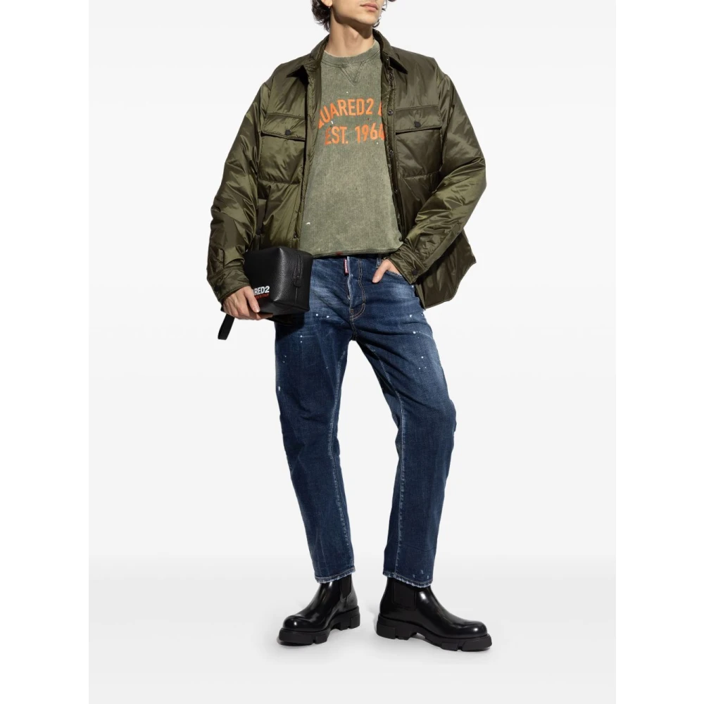 Dsquared2 Blauwe Denim Jeans voor Mannen Blue Heren