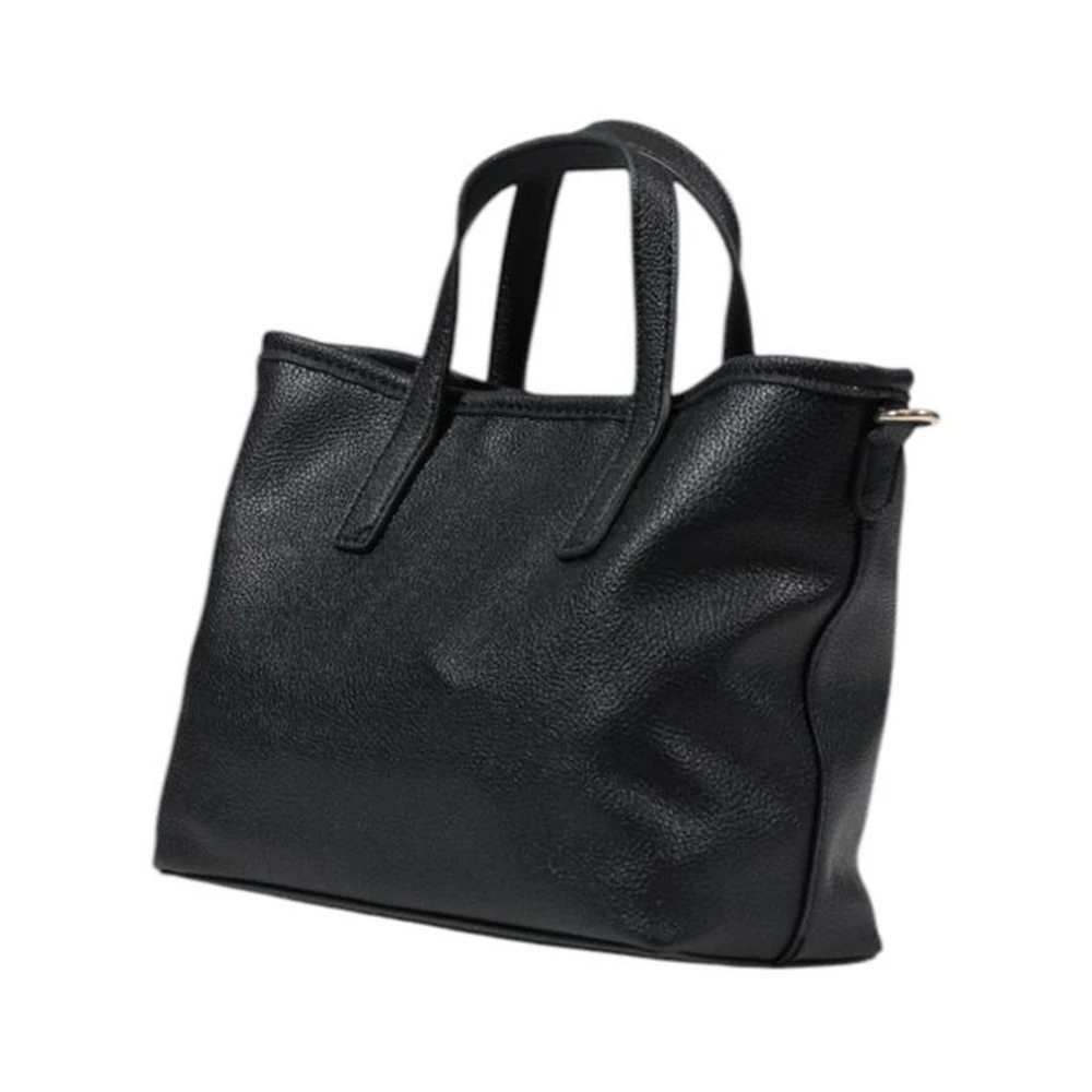 Guess Zwarte Polyurethaan Medium Handtas Black Dames