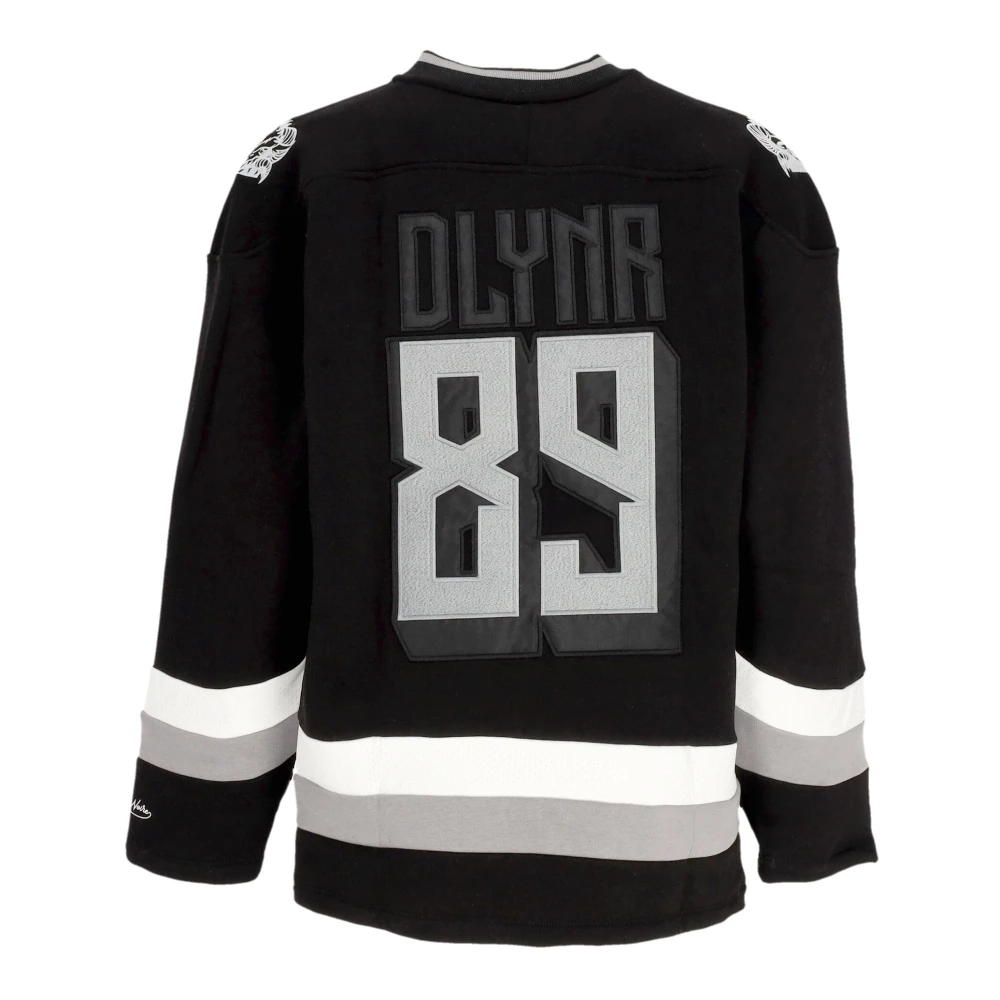 Dolly Noire Zwart Grijs Hockey Crewneck Sweatshirt Black Heren