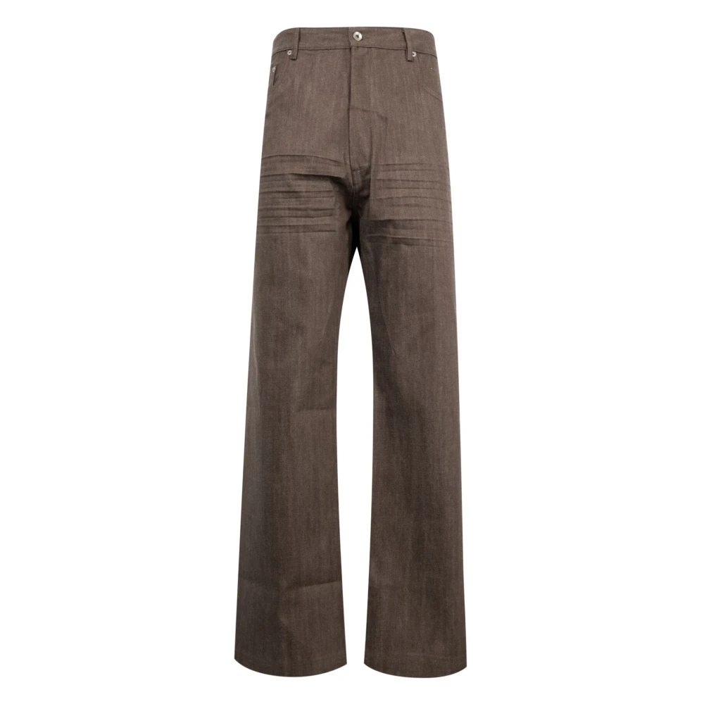 Rick Owens Slim Fit Denim Jeans Brown Heren