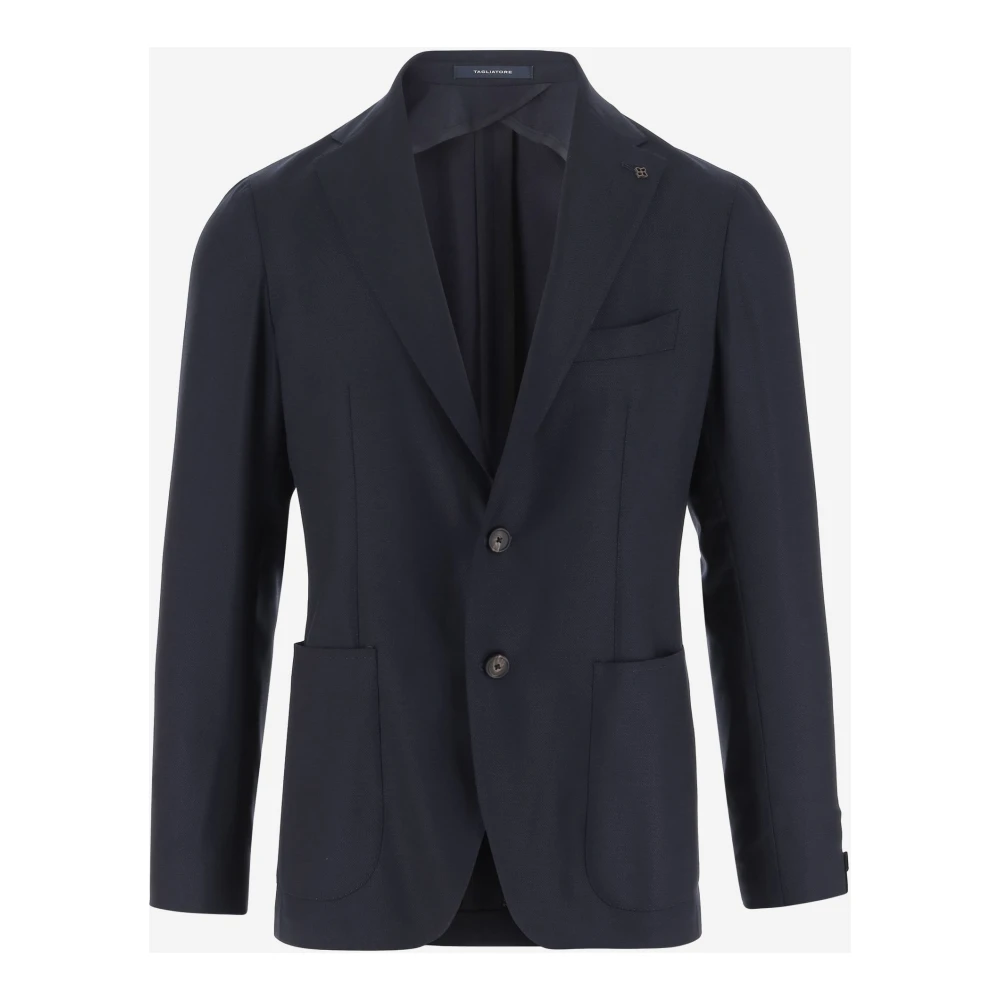 Tagliatore Mannelijk Blauw Kostuums Heren, M, Wol, Montecarlo Blazer