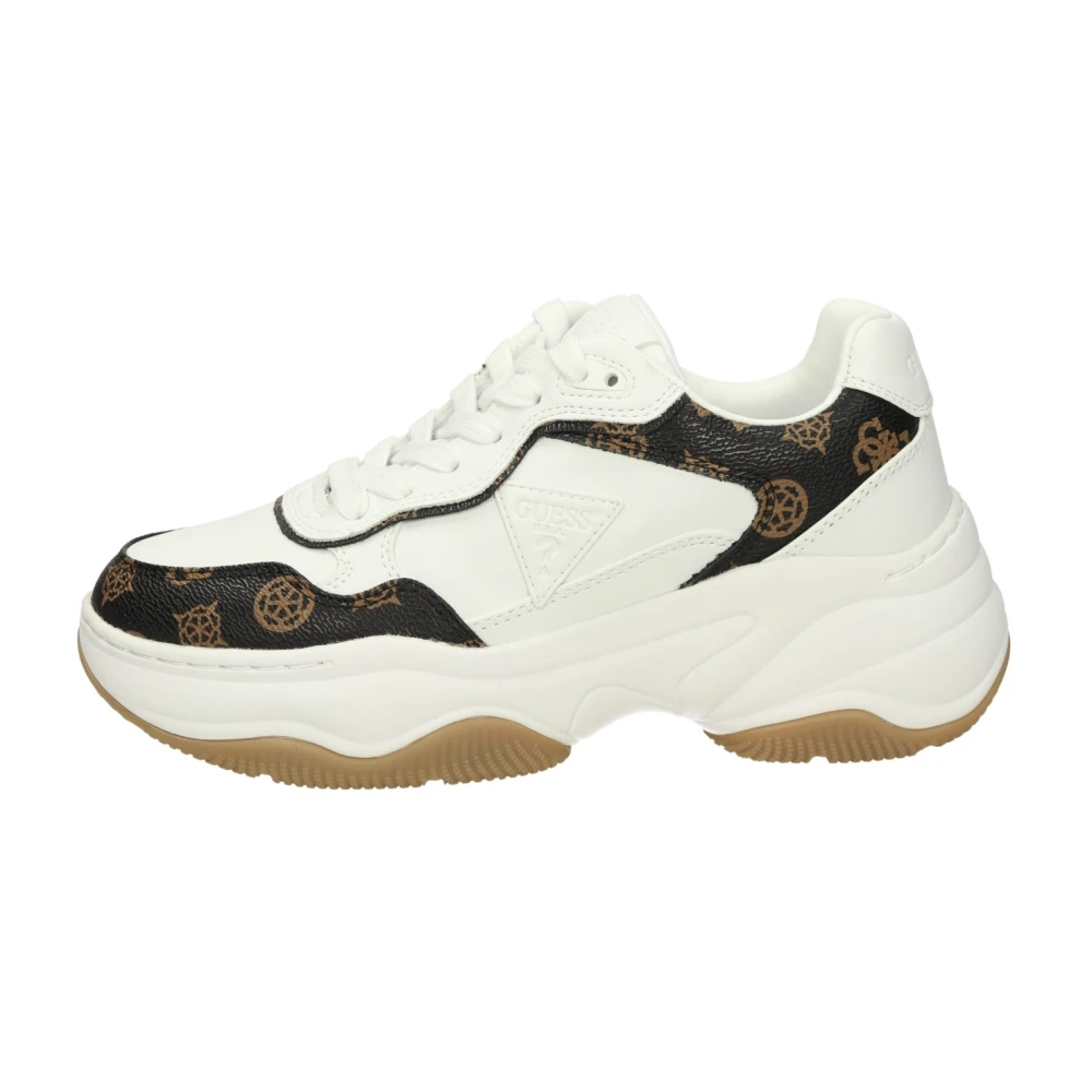 Guess Hapyy3 Runner Dames Schoenen Wit
