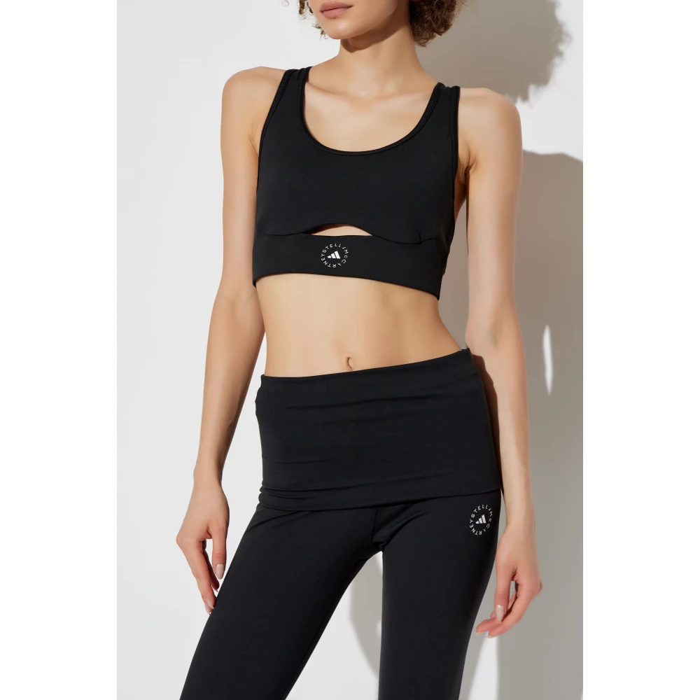 adidas by stella mccartney TrueStrength Yoga Sportbeha Black Dames