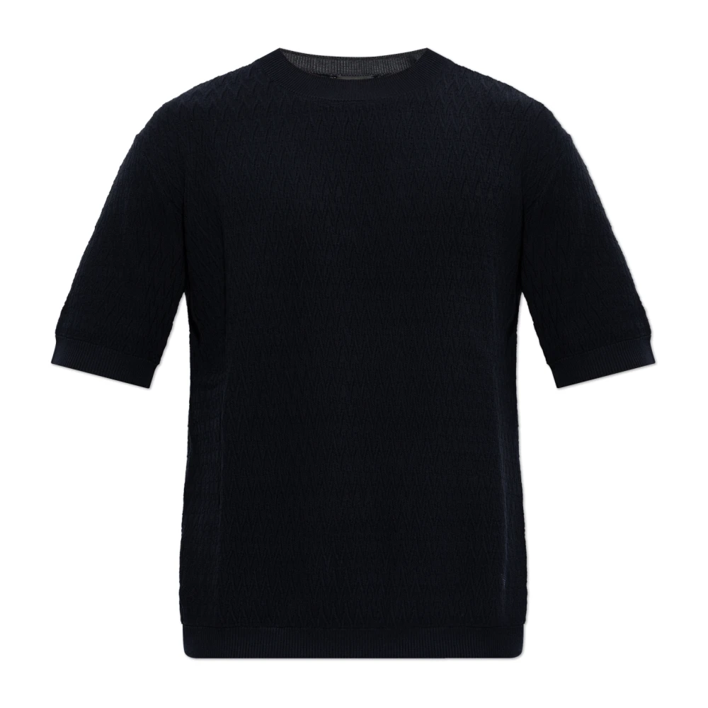 Emporio Armani Herren Blau Strickwaren, Xlgröße: