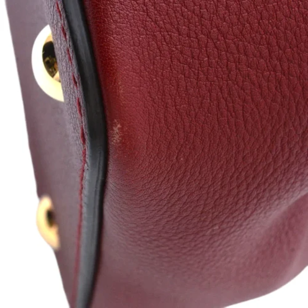 Cartier Vintage Pre-owned Leather handbags Brown Dames