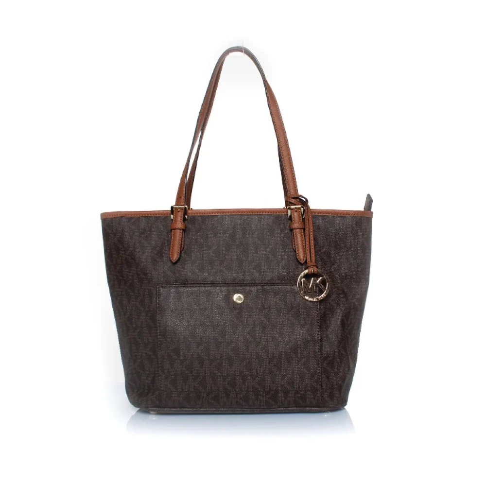Michael Kors Pre-owned Fabric totes Brown Dames