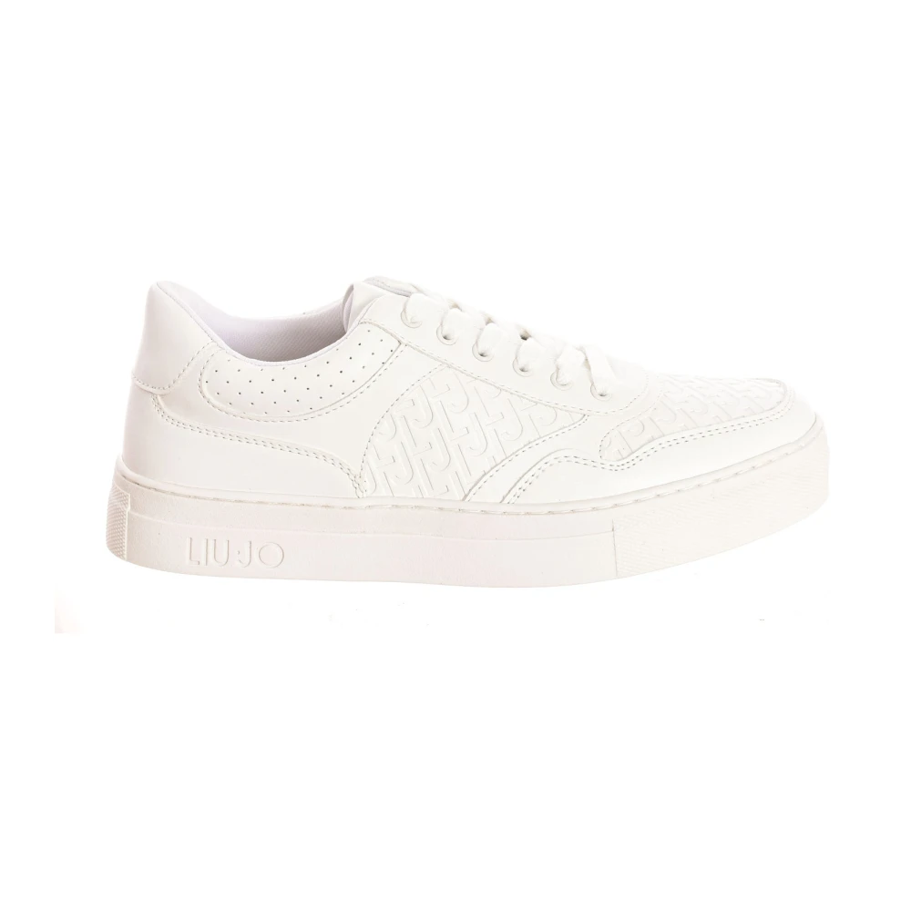 Liu Jo Original Design Sneakers met Platte Veters Dames Schoenen Wit