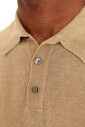 dark-yellow-linen-polo-shirt