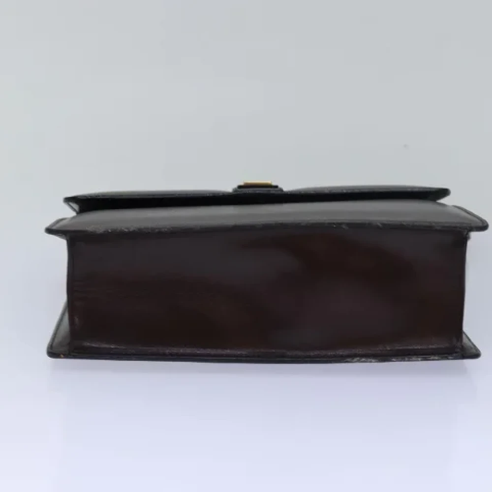 Burberry Vintage Pre-owned Leather handbags Brown Dames