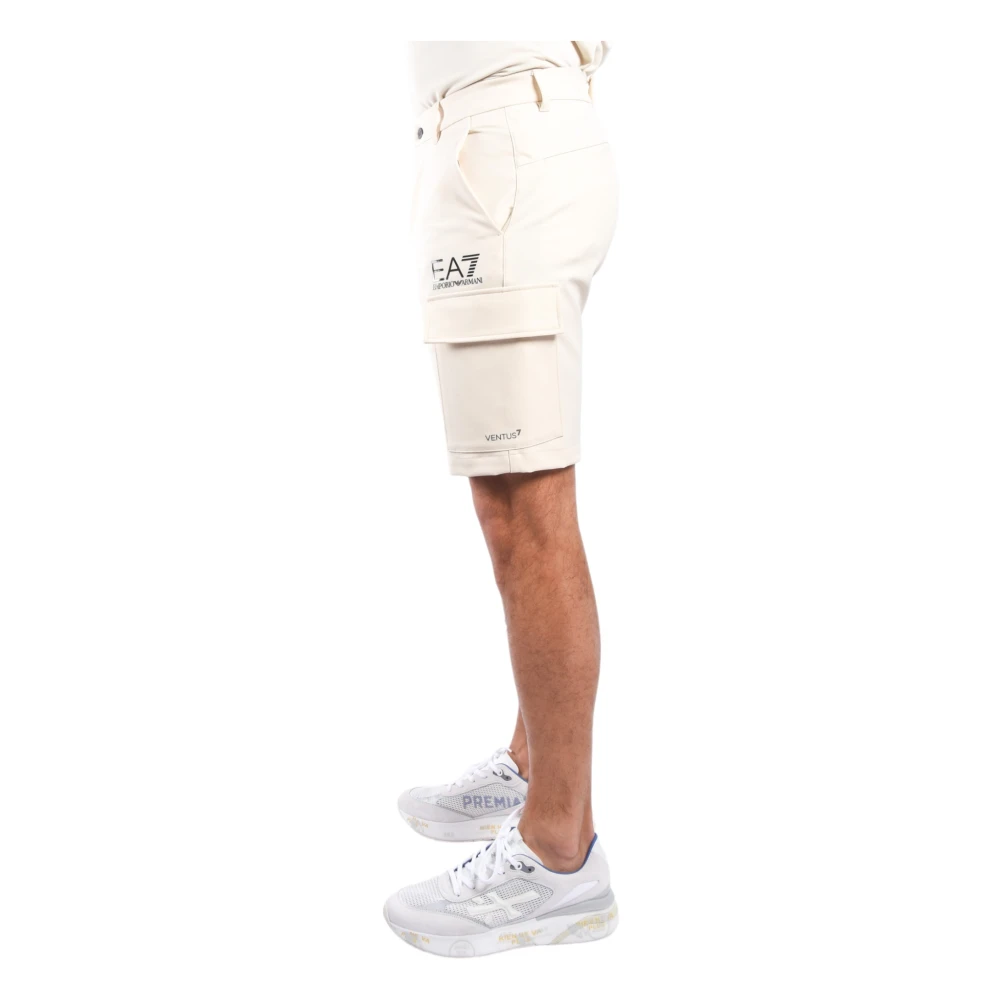 Emporio Armani EA7 Casual Shorts Beige Heren