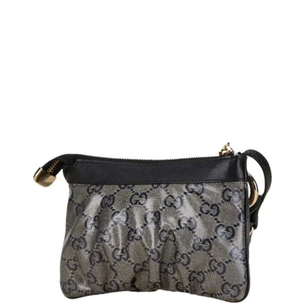 Gucci Vintage Pre-owned Leather gucci-bags Blue Dames