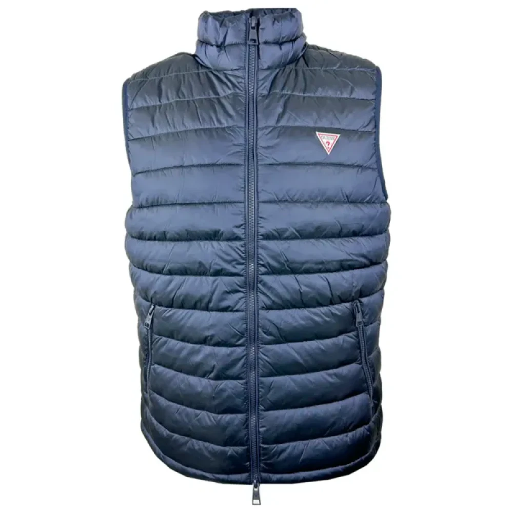 Guess - Jackets > Vests - Blue - Guess - Modalova