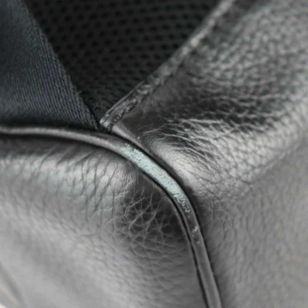 Coach Pre-owned Leather backpacks Black Dames