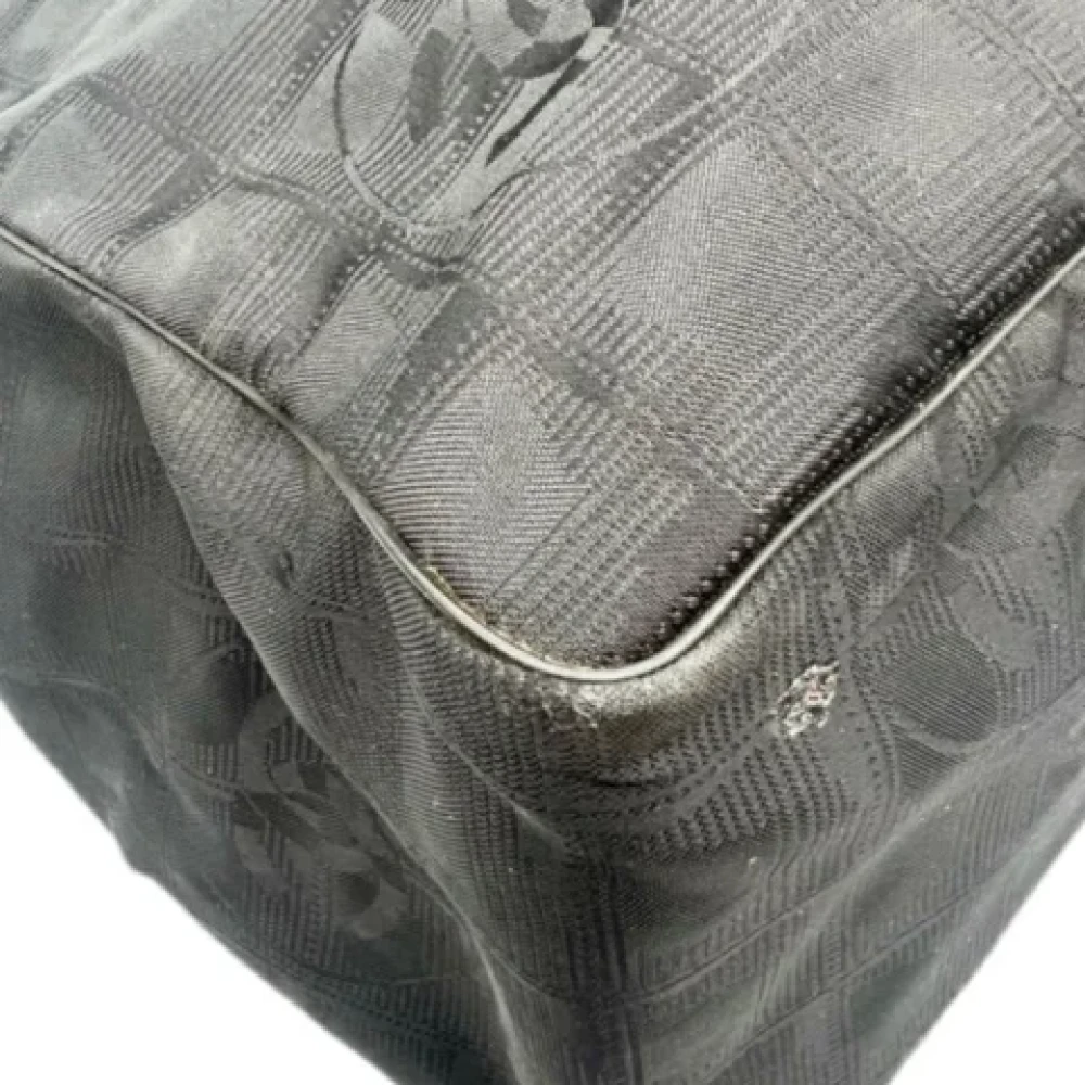 Chanel Vintage Pre-owned Nylon chanel-bags Black Dames