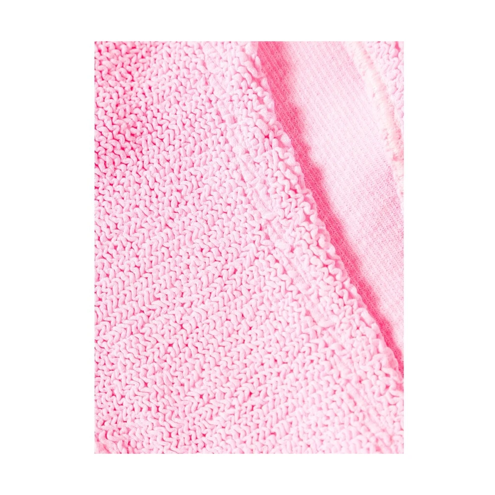 Hunza G Bubblegum Pink Beachwear Set Pink Dames