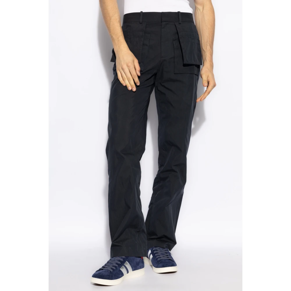 Helmut Lang Auto broek Blue Heren
