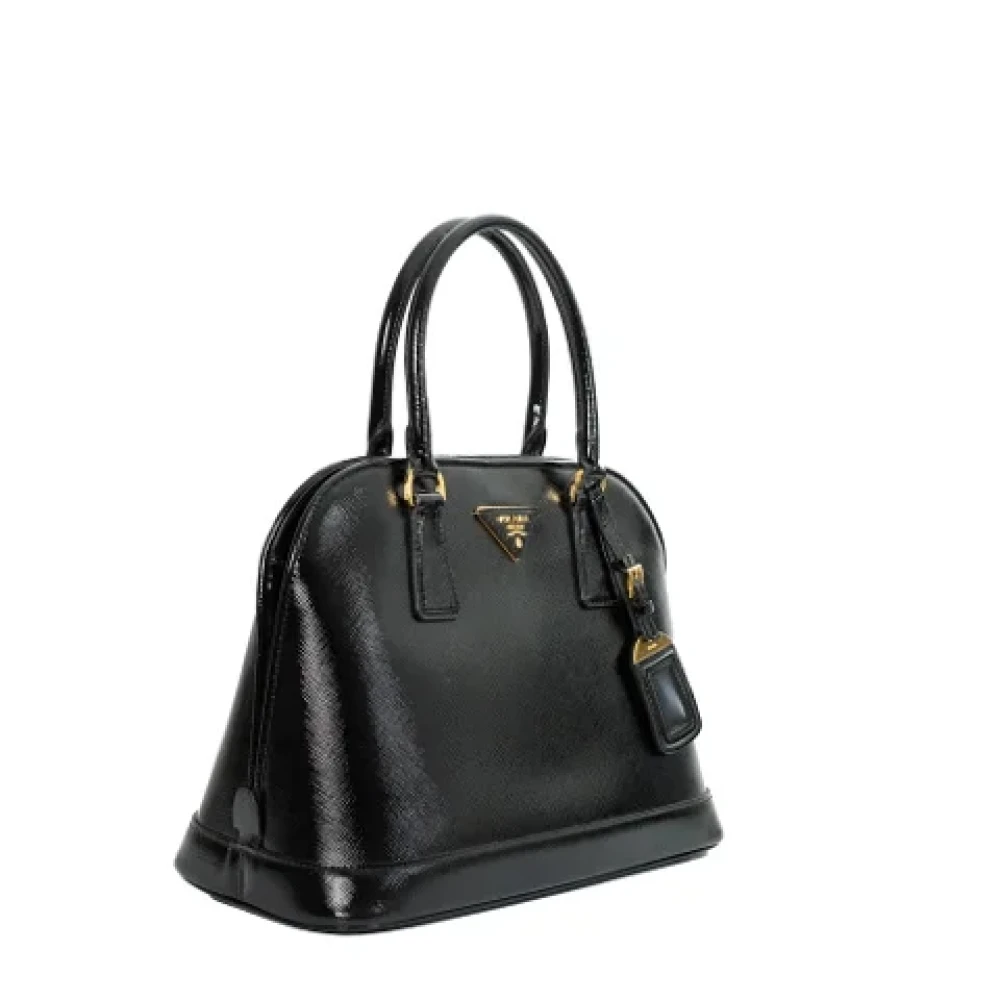 Prada Vintage Pre-owned Leather prada-bags Black Dames