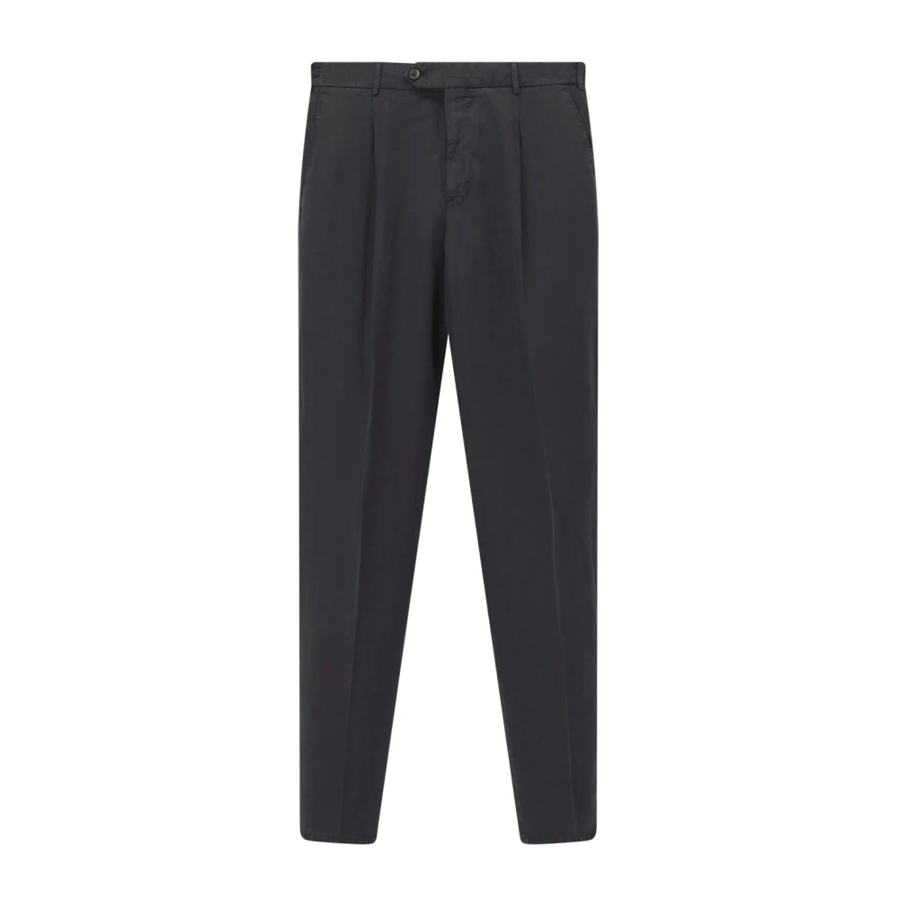 Pt Torino Men's Black Straight Trousers - Straight Trousers - S - Trousers