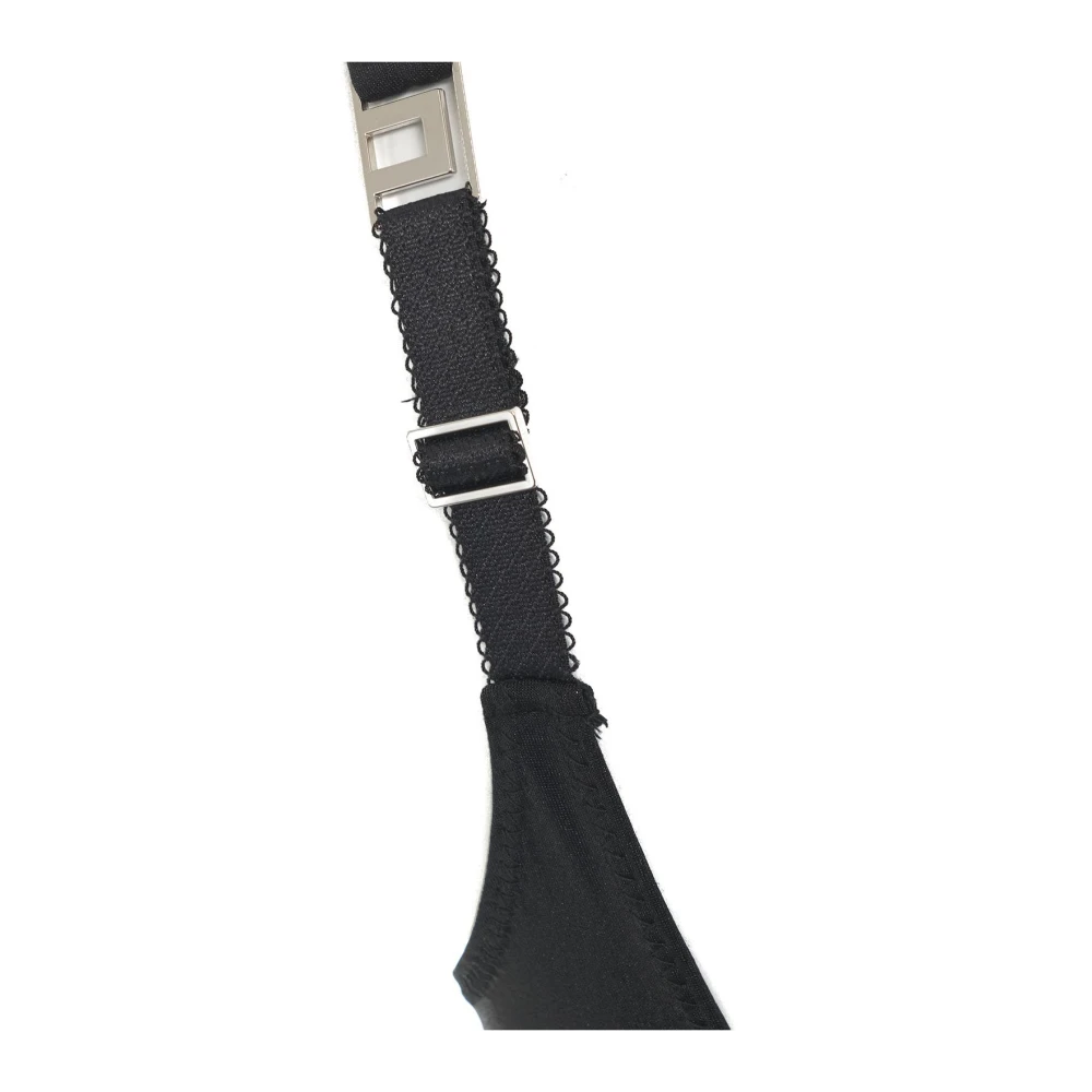 Elisabetta Franchi Grijze T-shirts & Polos Ss24 Black Dames