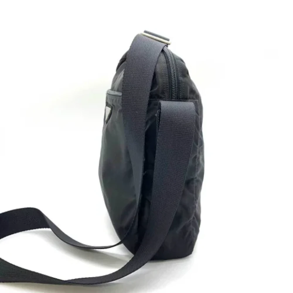 Prada Vintage Pre-owned Fabric prada-bags Black Dames