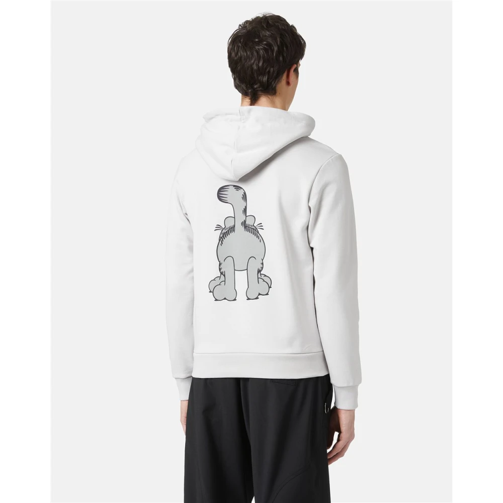 Iceberg Hoodie met cartoonprints Gray Heren