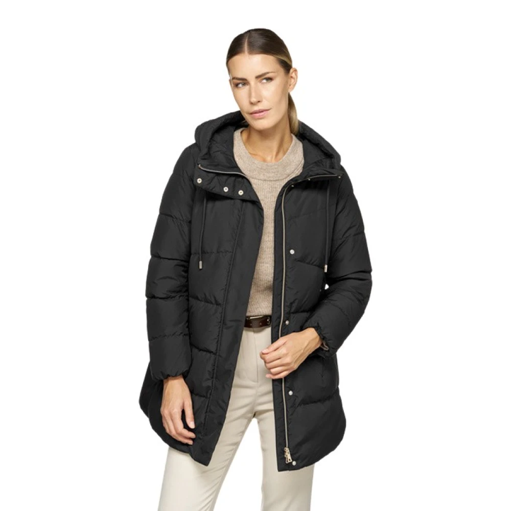 Geox Donna Nero Cappotti, M, New,