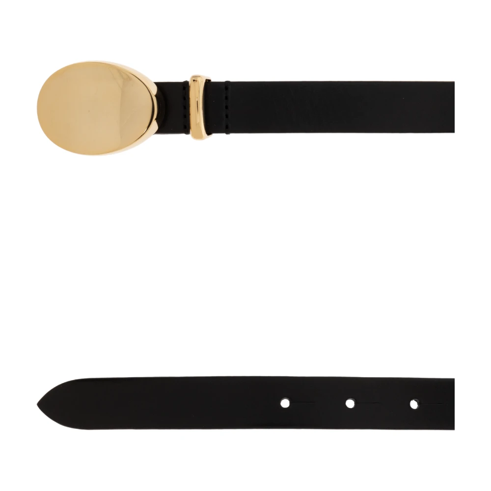 Isabel marant Leren riem 'Silvana' Black Dames