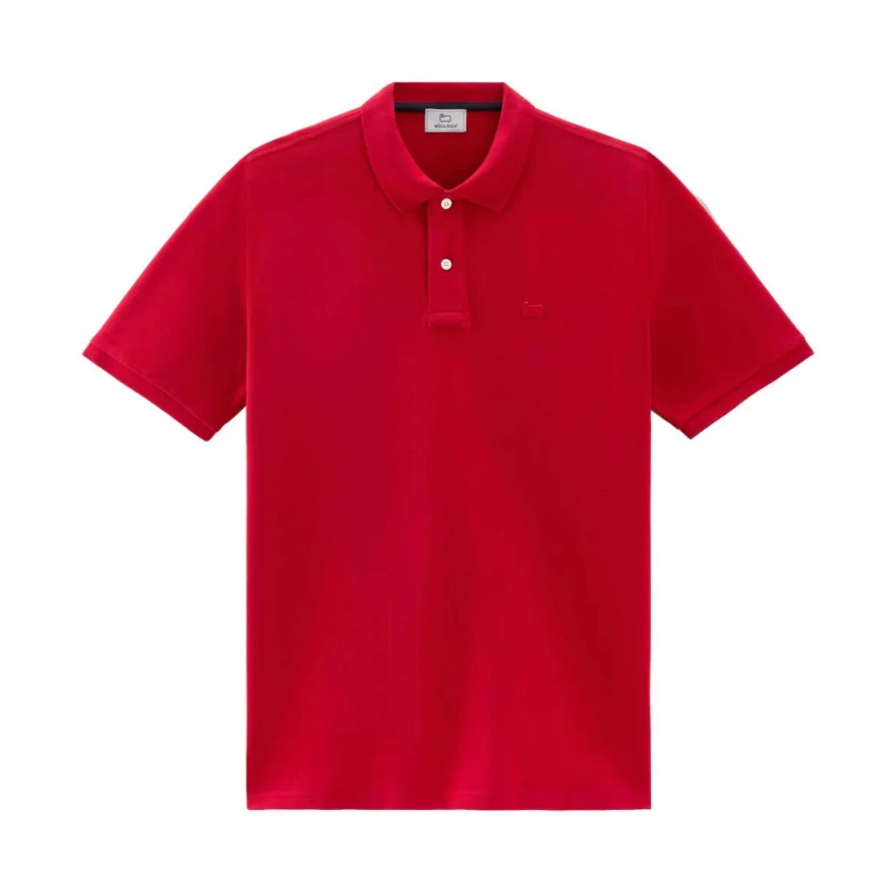 Woolrich Rode Polo Red Heren