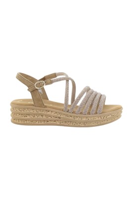 chaussures-femme-or