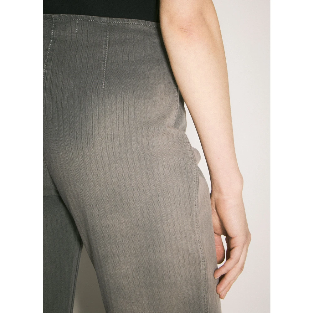 Our Legacy Vervaagde Biker Broek Gray Dames