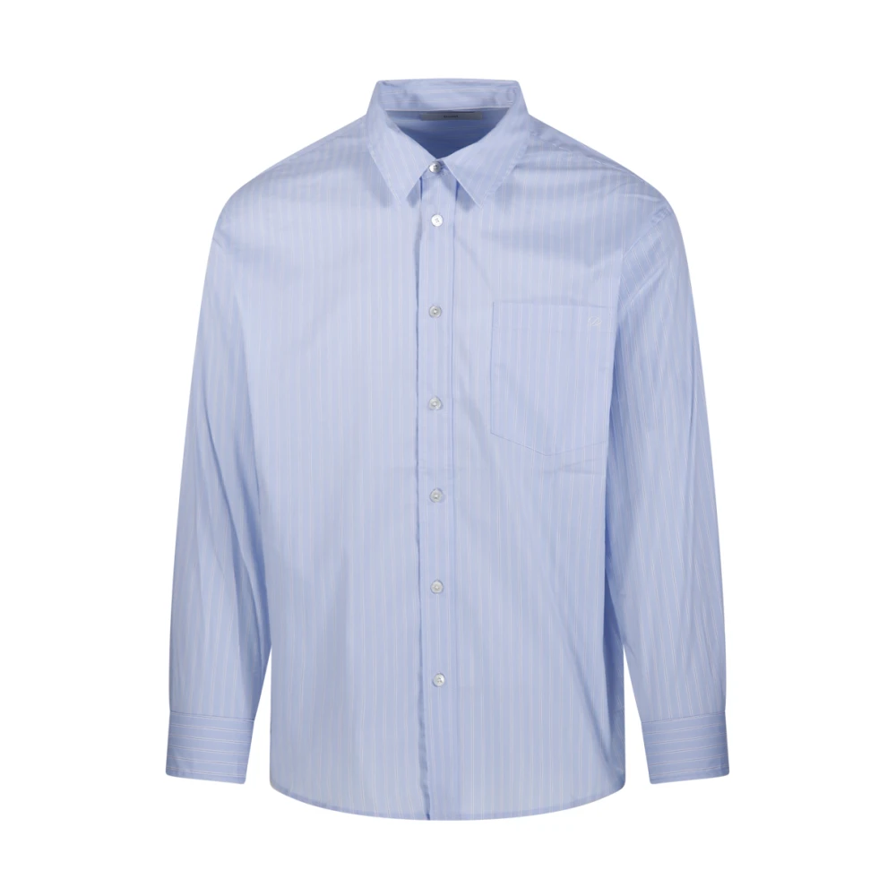 Dunst Skyblue Stripe Oversized Shirt Blue Heren