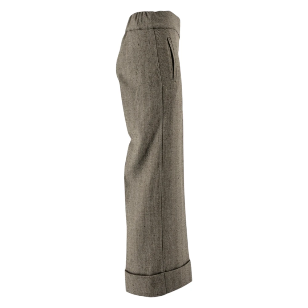 D.Exterior Grijze Cropped Broek voor Vrouwen Gray Dames