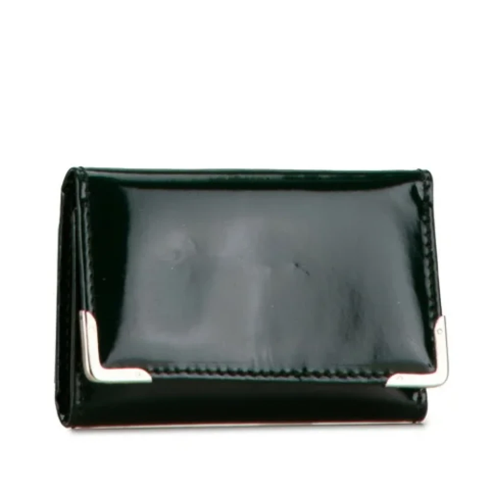 Gucci Vintage Pre-owned Leather key-holders Green Dames