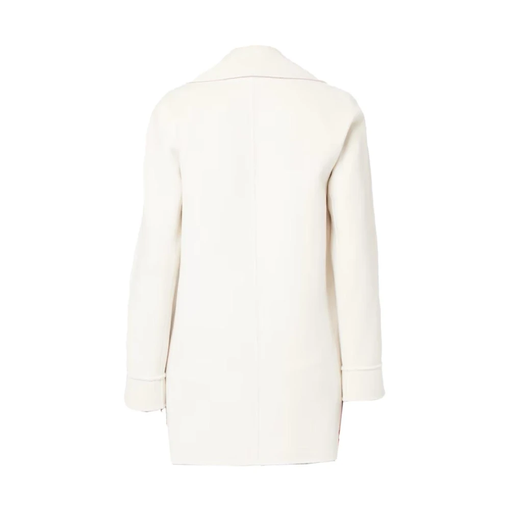 Pennyblack Dubbelbreasted wollen jas Caravel stijl Beige Dames