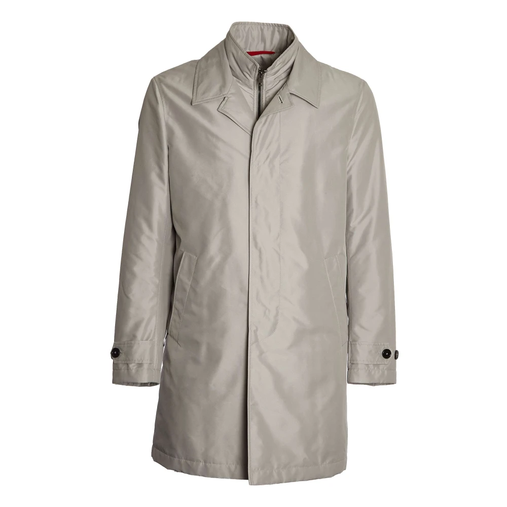 TOD'S Waterdichte Gewatteerde Jas Grijs Gray Heren