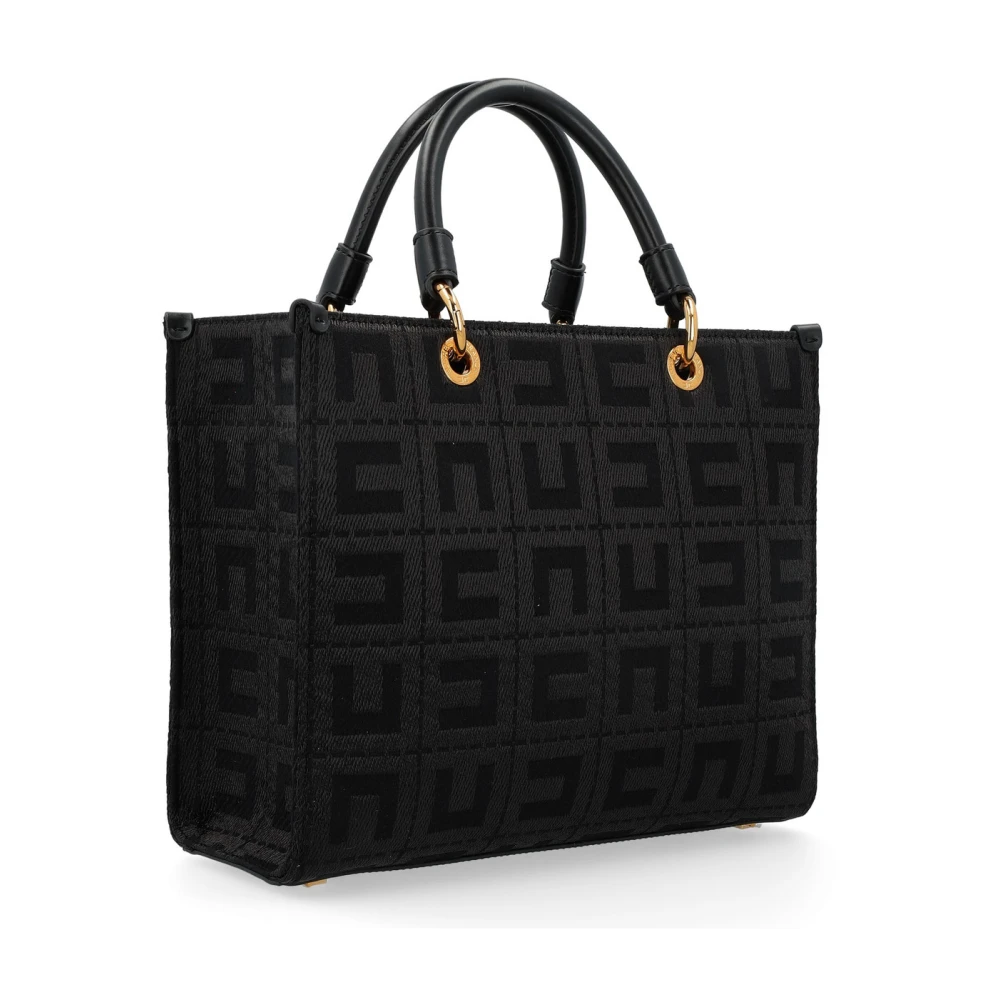 Elisabetta Franchi Zwarte Tas EF Bs59A47E2-110 Black Dames
