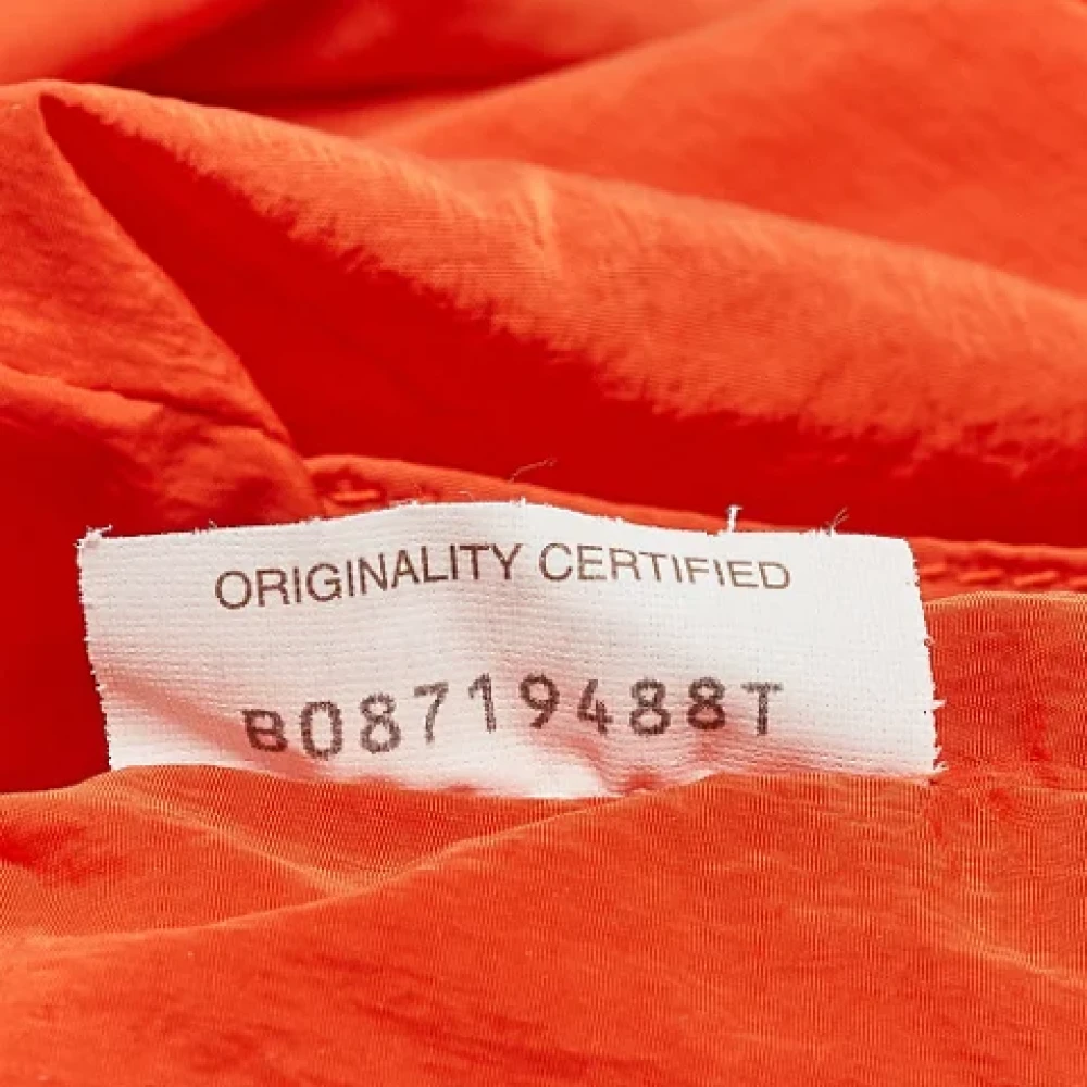 Bottega Veneta Vintage Pre-owned Fabric backpacks Orange Heren