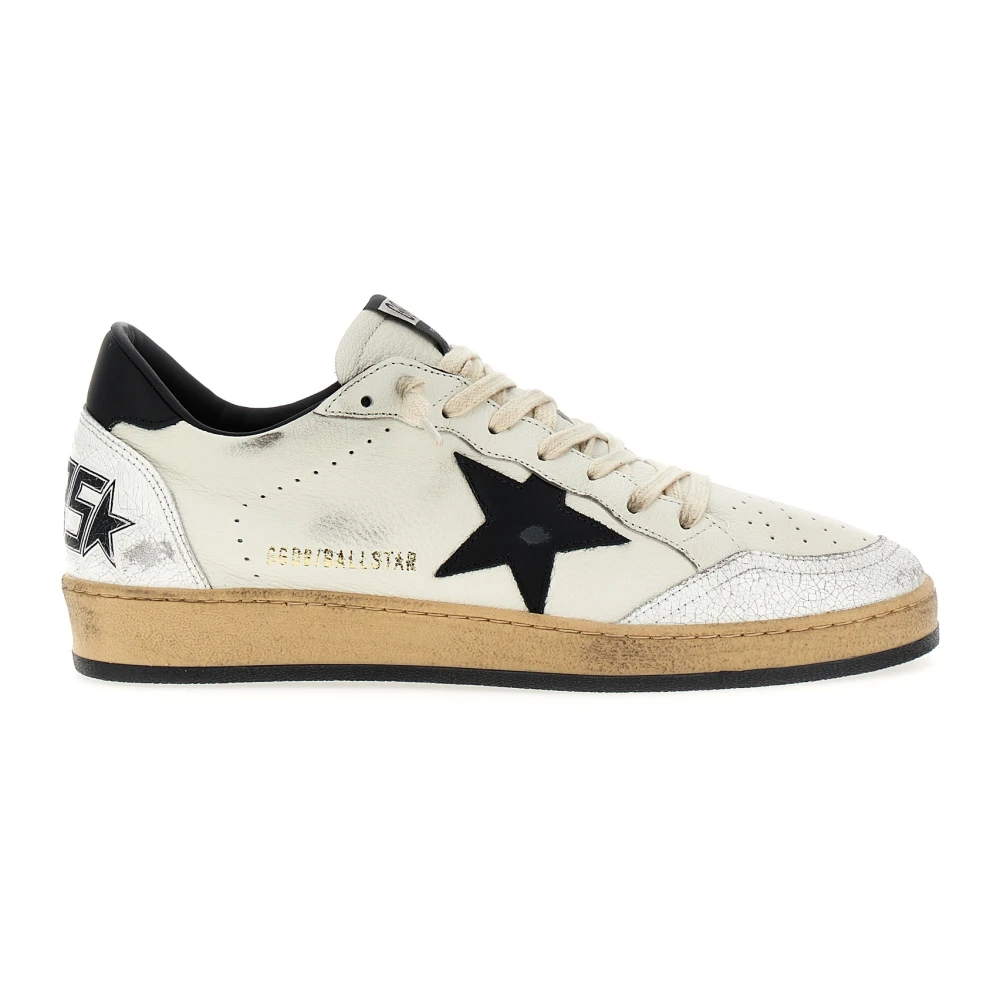 Golden Goose Men's Multicolor Ball Star Leather Trainers - Sneakers - 10 Uk - Shoes