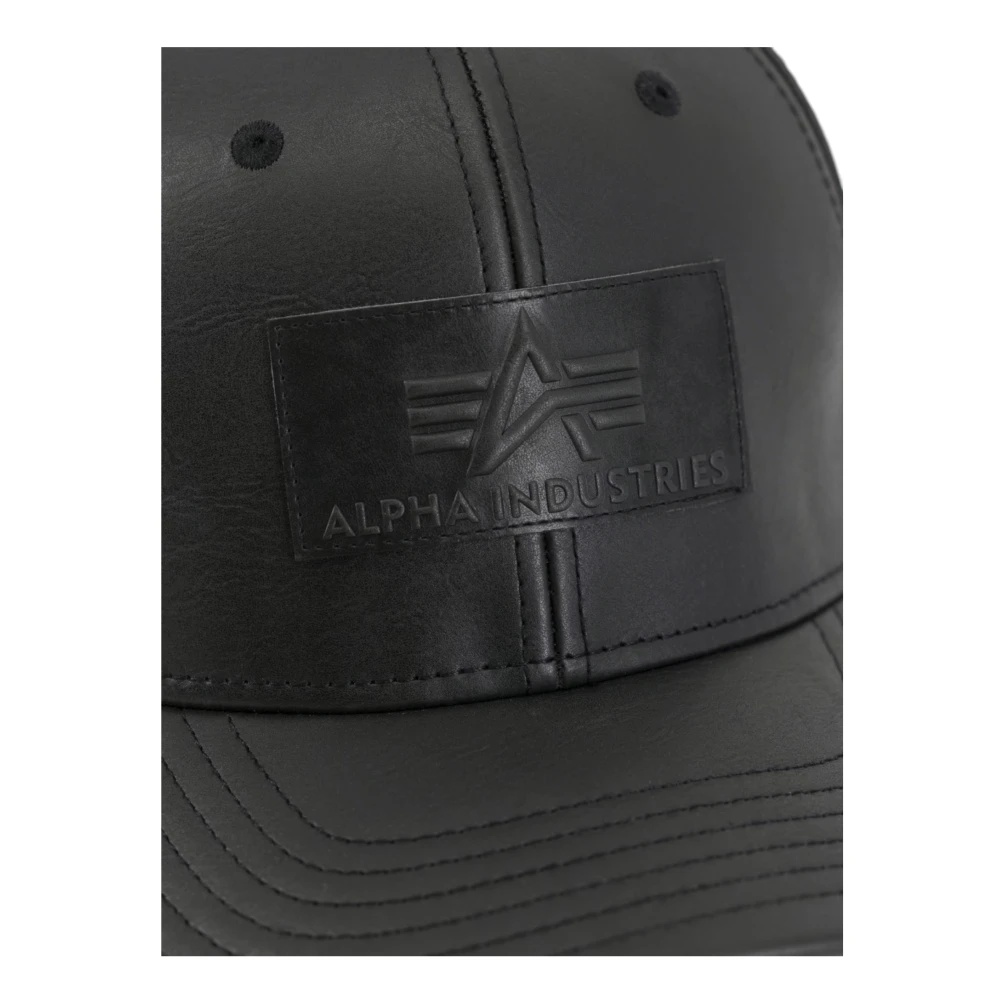 alpha industries Katoenen Hoed Eco-Leer Heren Stijl Black Heren